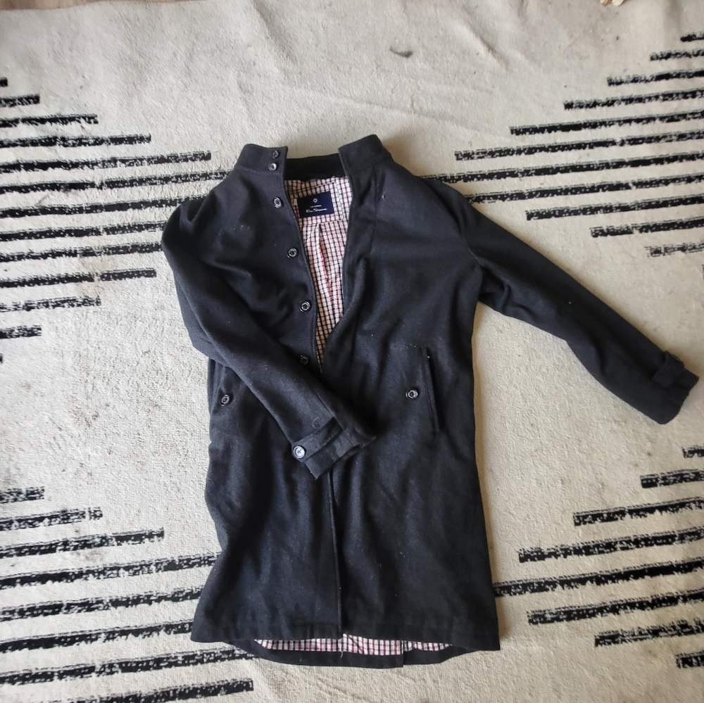 Veb Sherman military style peacoat